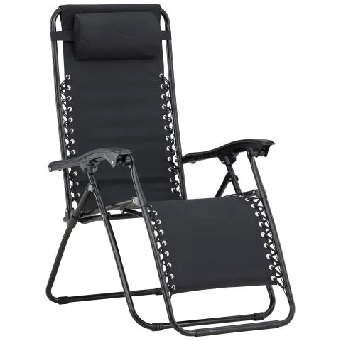 Vulcano Venture Home Solstol Svart, 2-pack Svart Beställ idag